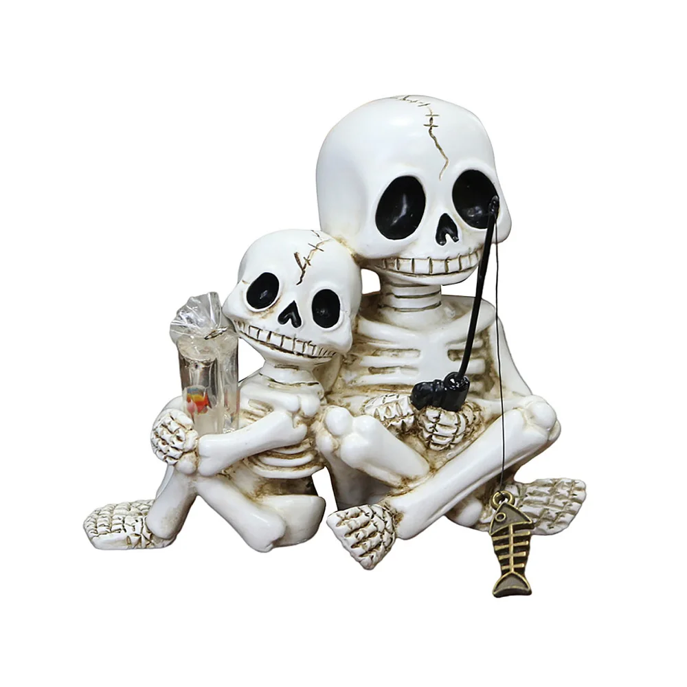 Plant Parent Free - Statue de crâne Parent-enfant d'halloween, plante