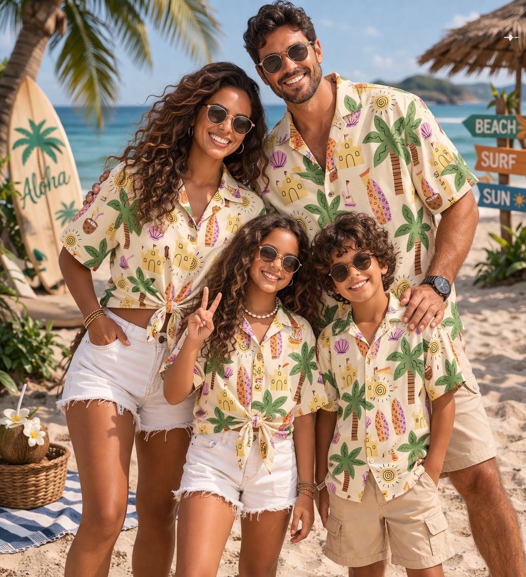 Plant Parent Free - Chemise Hawaïenne pour Enfants, Motif Imprimé