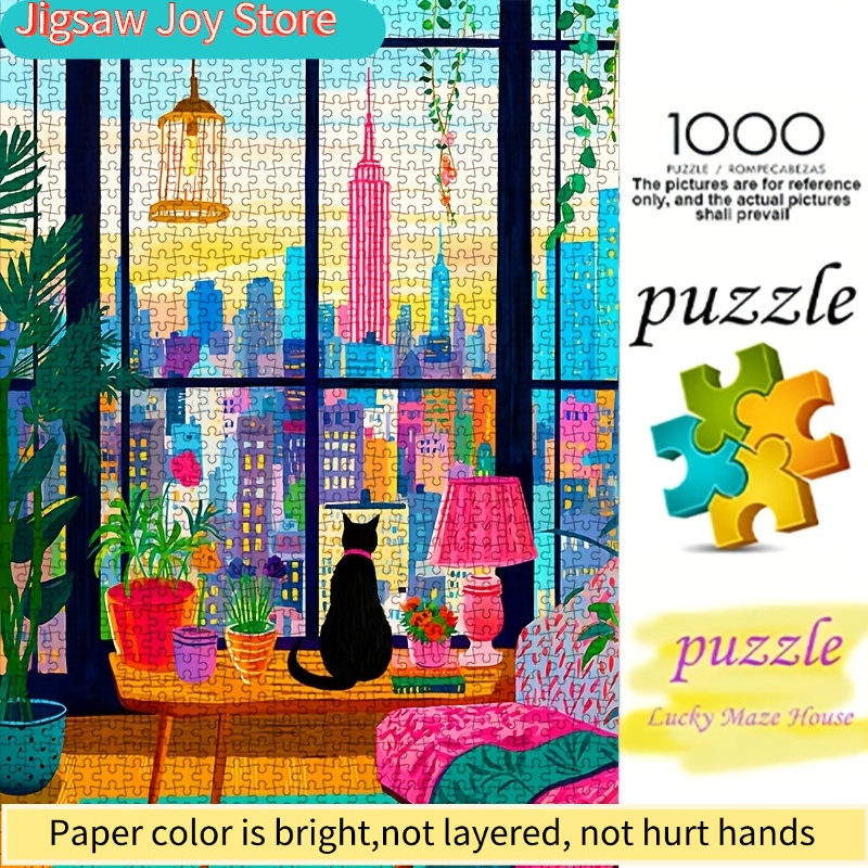 Puzzle en papier DIY, vue noct - Plant Parent Free avis et prix