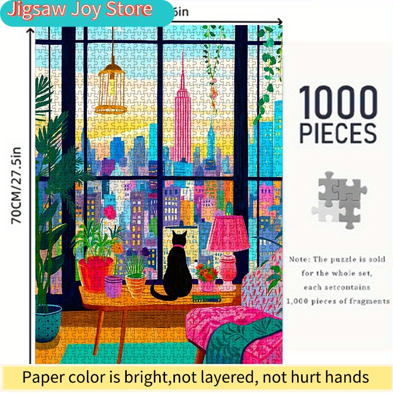 Puzzle en papier DIY, vue noct - Plant Parent Free avis et prix